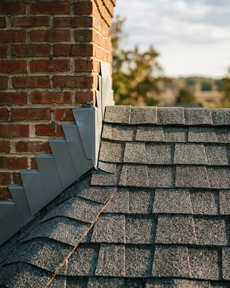 Close-up of Roof Repair work by Beardman Building Services in Anna Maria